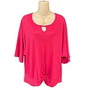 Cato Dolman Sleeve Twist front top‎